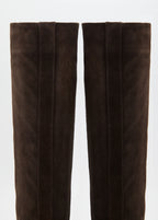 Heel Suede Boots