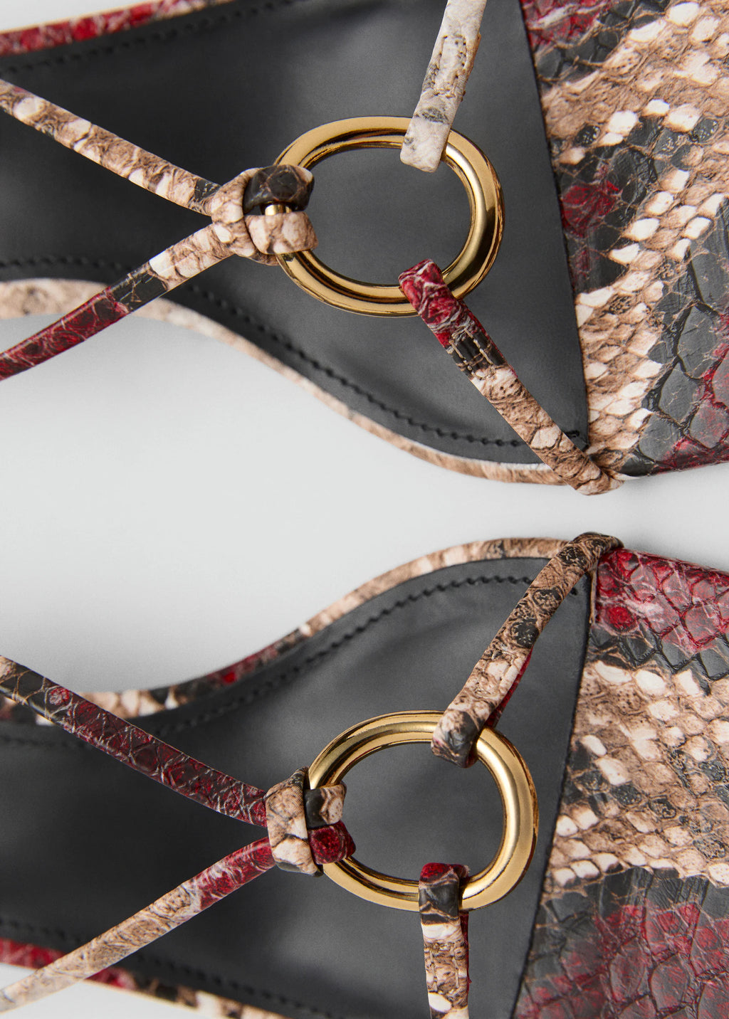 Heeled Sandal With Hoop Detail