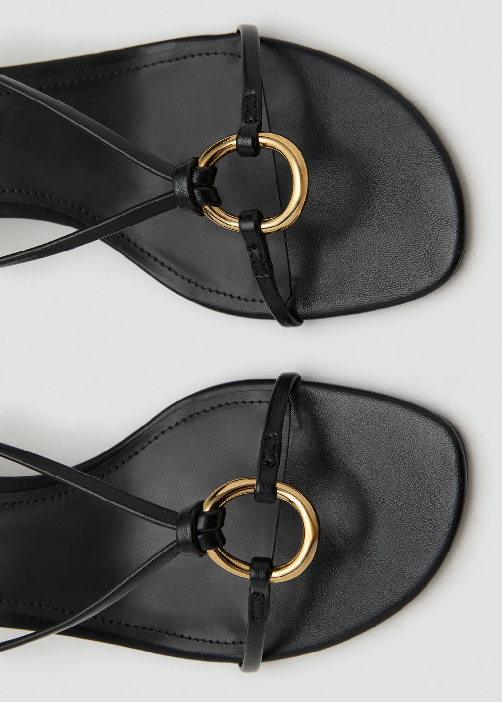 Heeled Sandal With Hoop Detail