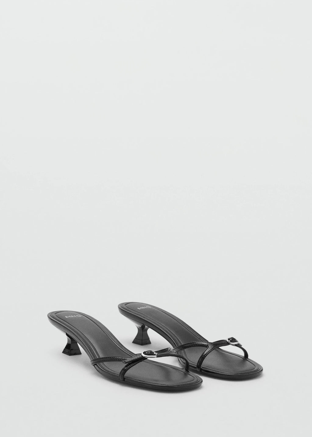 Heeled Sandals With Buckle Detail