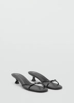 Heeled Sandals With Buckle Detail