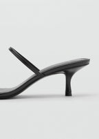 Heeled Sandals With Metallic Detail