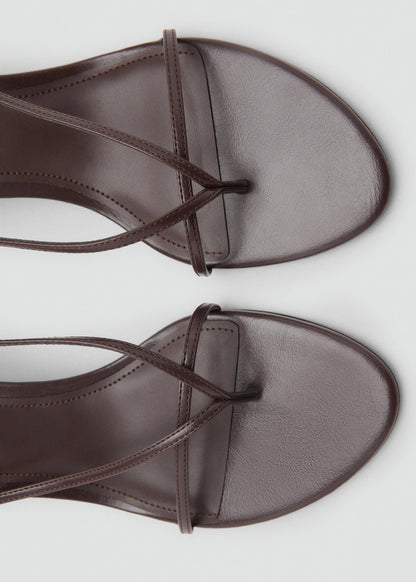 Heeled Sandals With Thin Strap