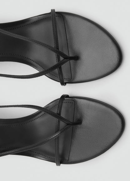 Heeled Sandals With Thin Strap