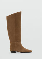 High Leg Suede Boots