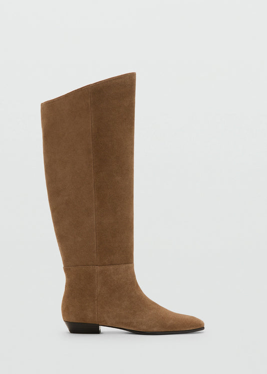 High Leg Suede Boots