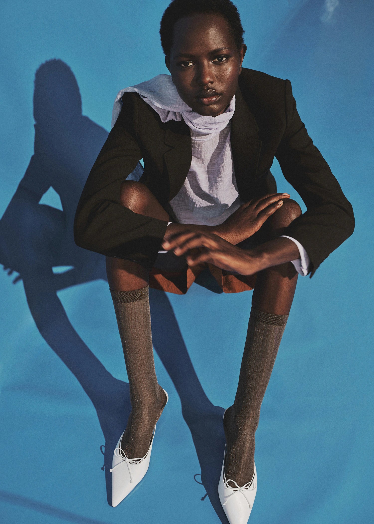 Kitten Shoes With Bow Detail