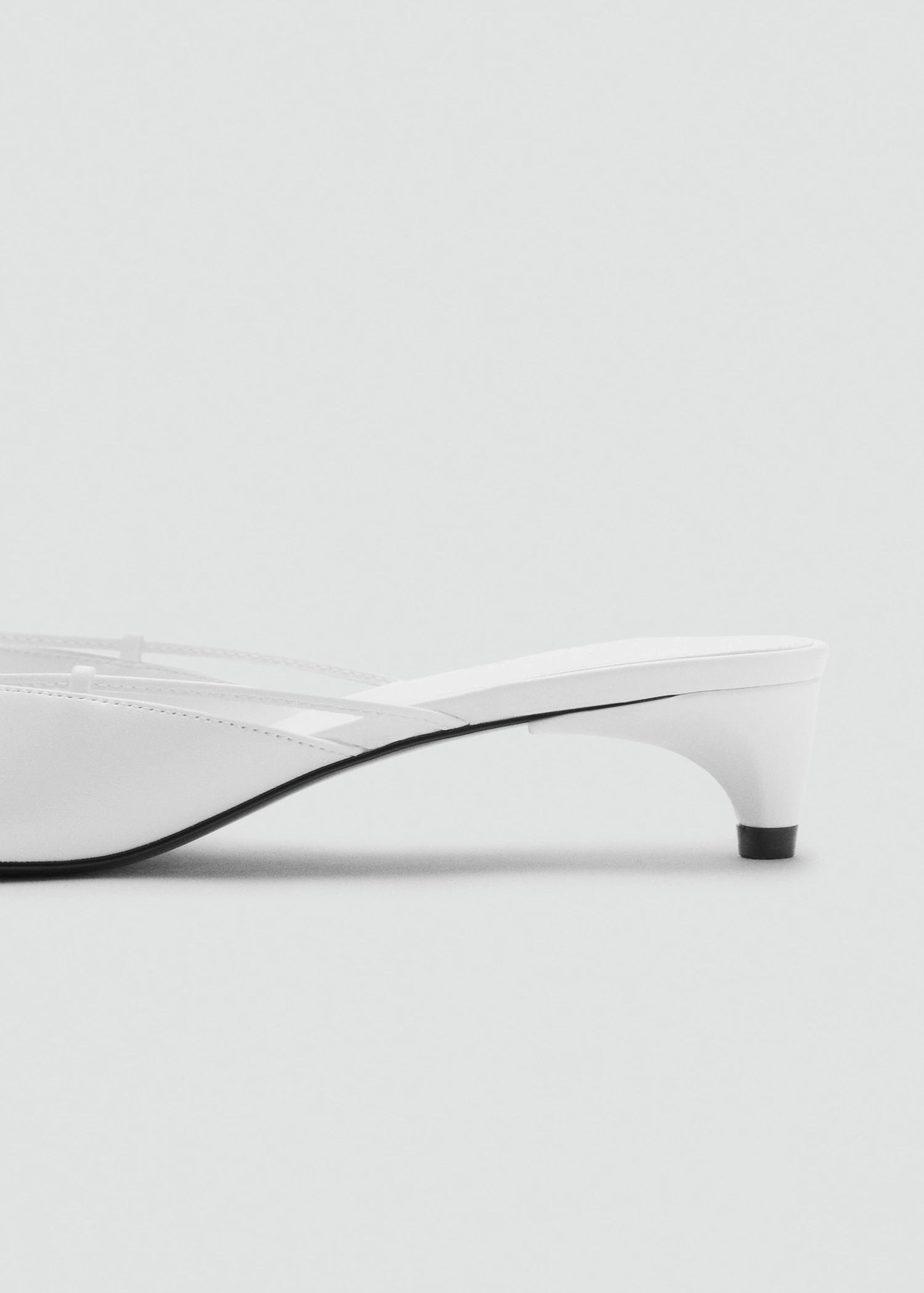 Kitten Shoes With Bow Detail