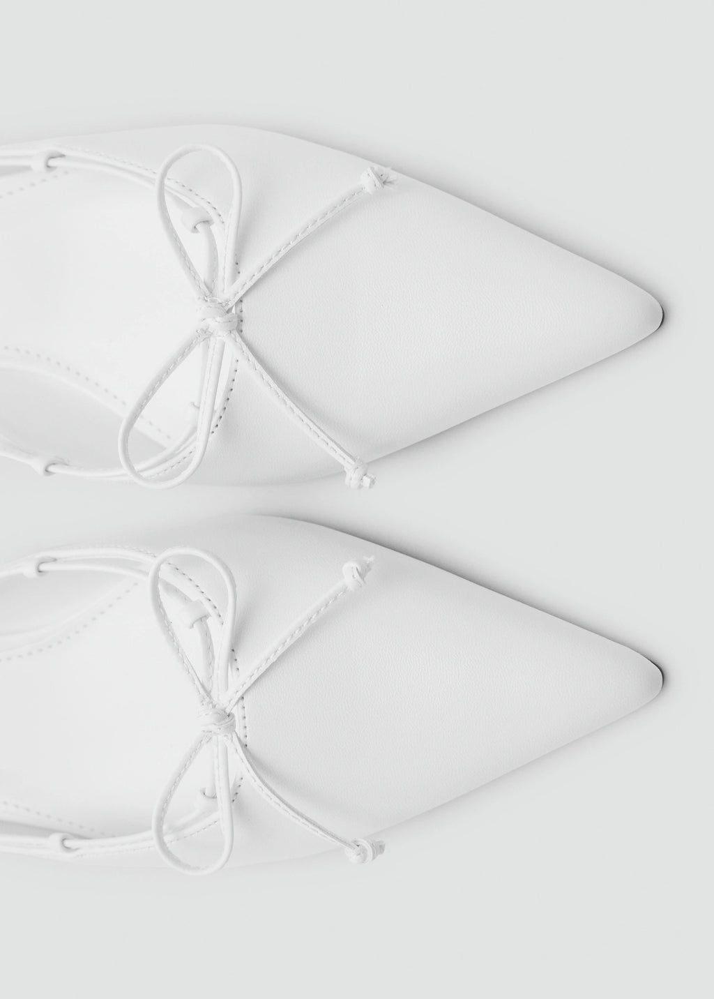 Kitten Shoes With Bow Detail