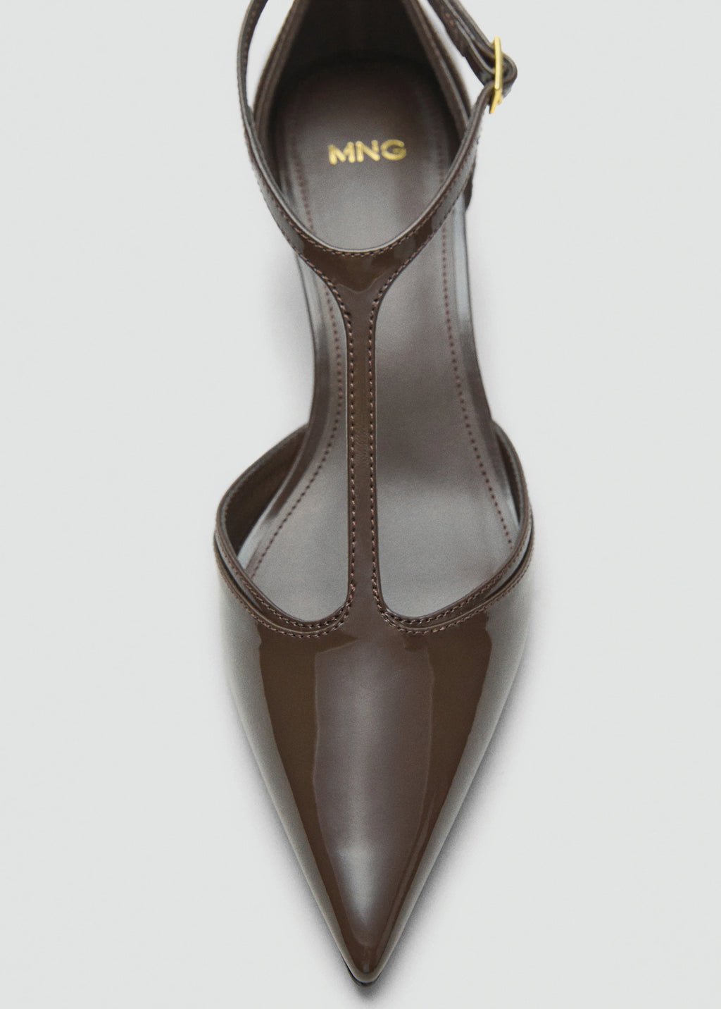 Kitten Heel Patent Leather Shoes