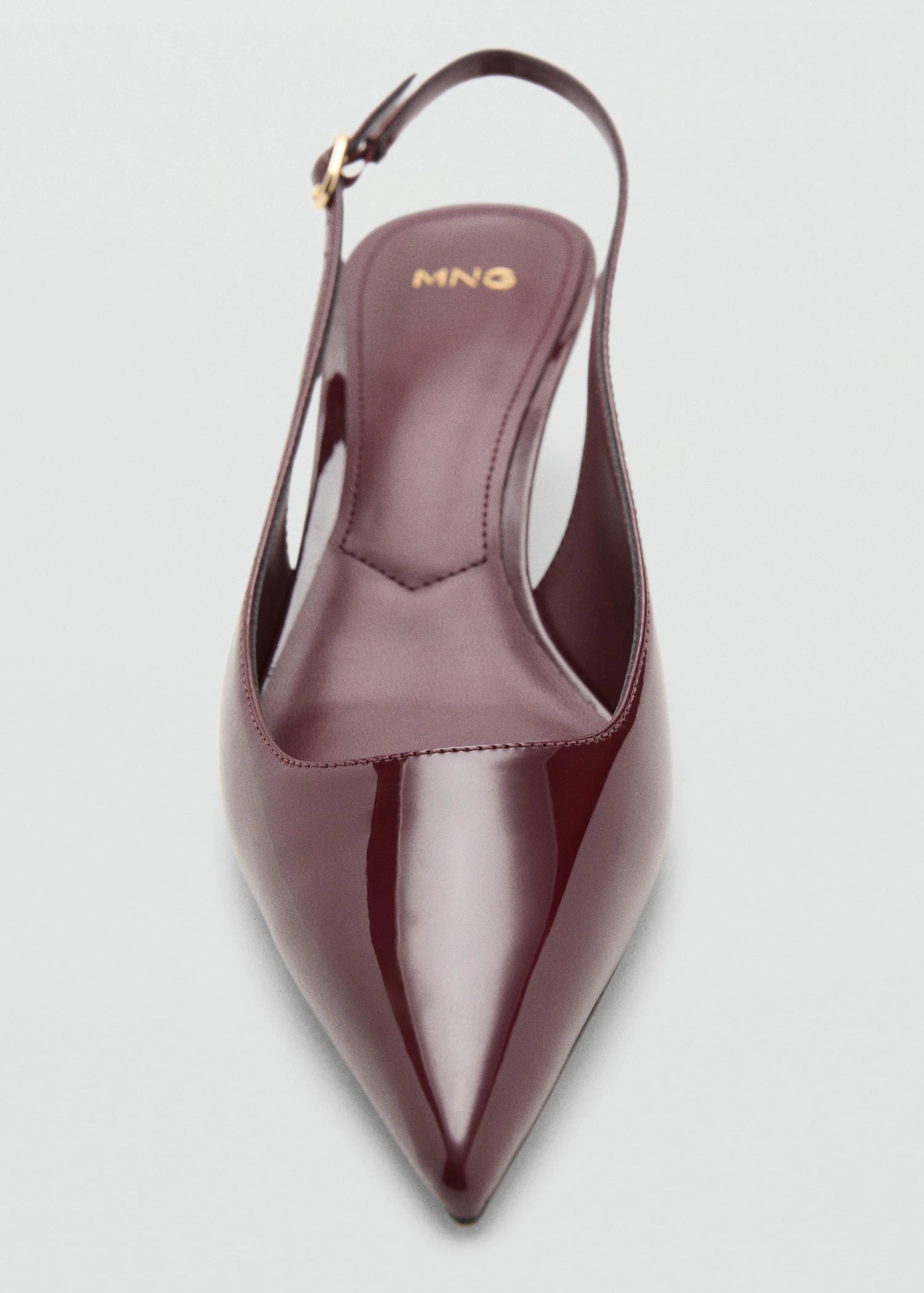 Kitten Heel Patent Leather Shoes