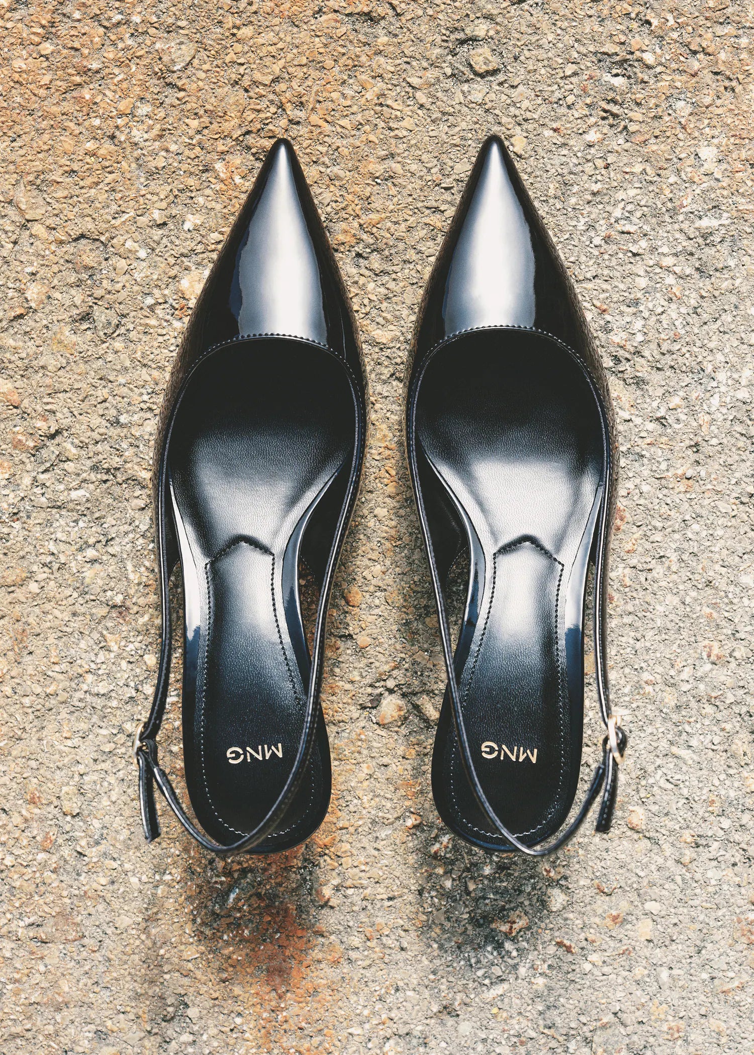 Kitten Heel Patent Leather Shoes