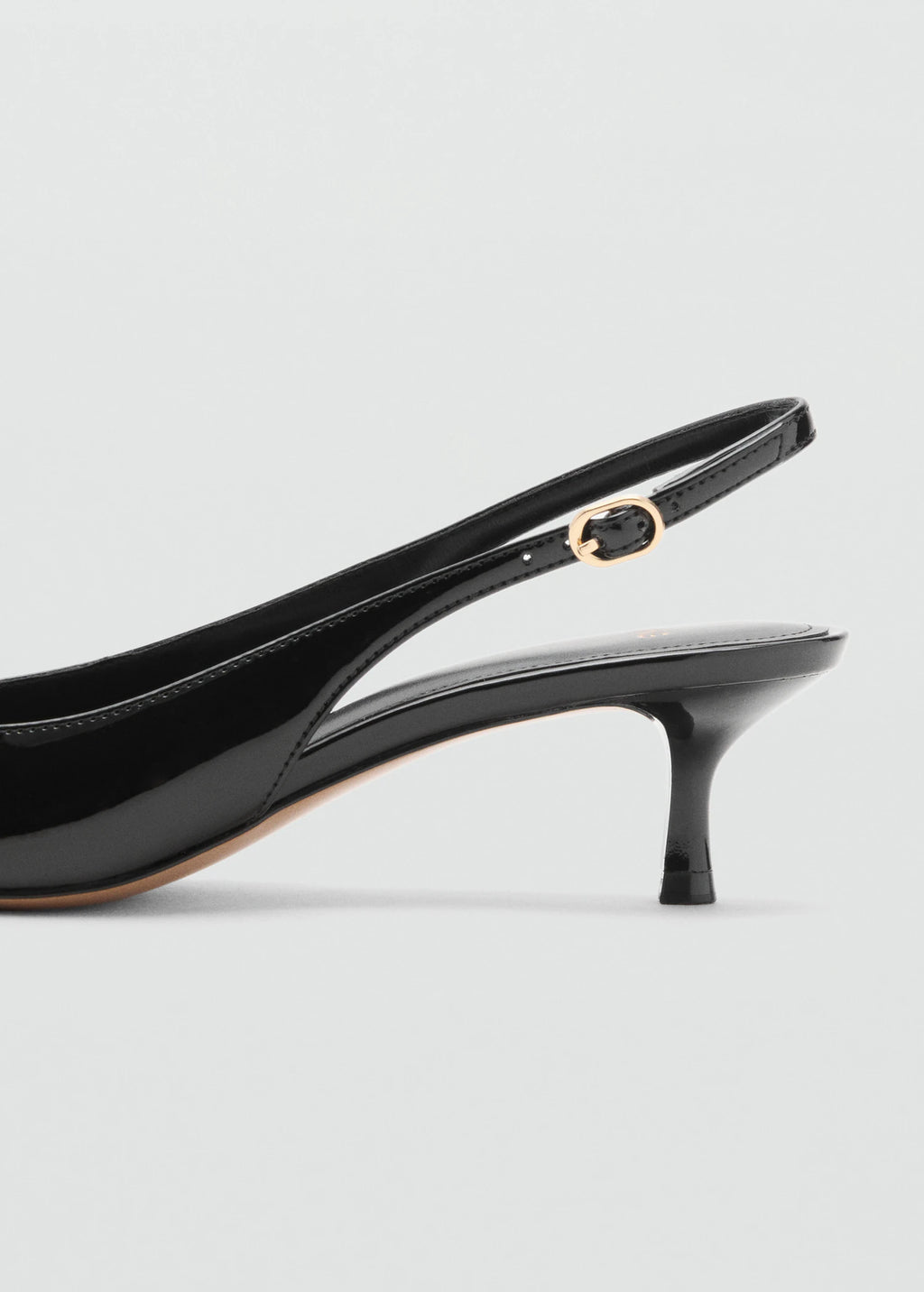 Kitten Heel Patent Leather Shoes