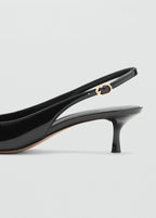 Kitten Heel Patent Leather Shoes