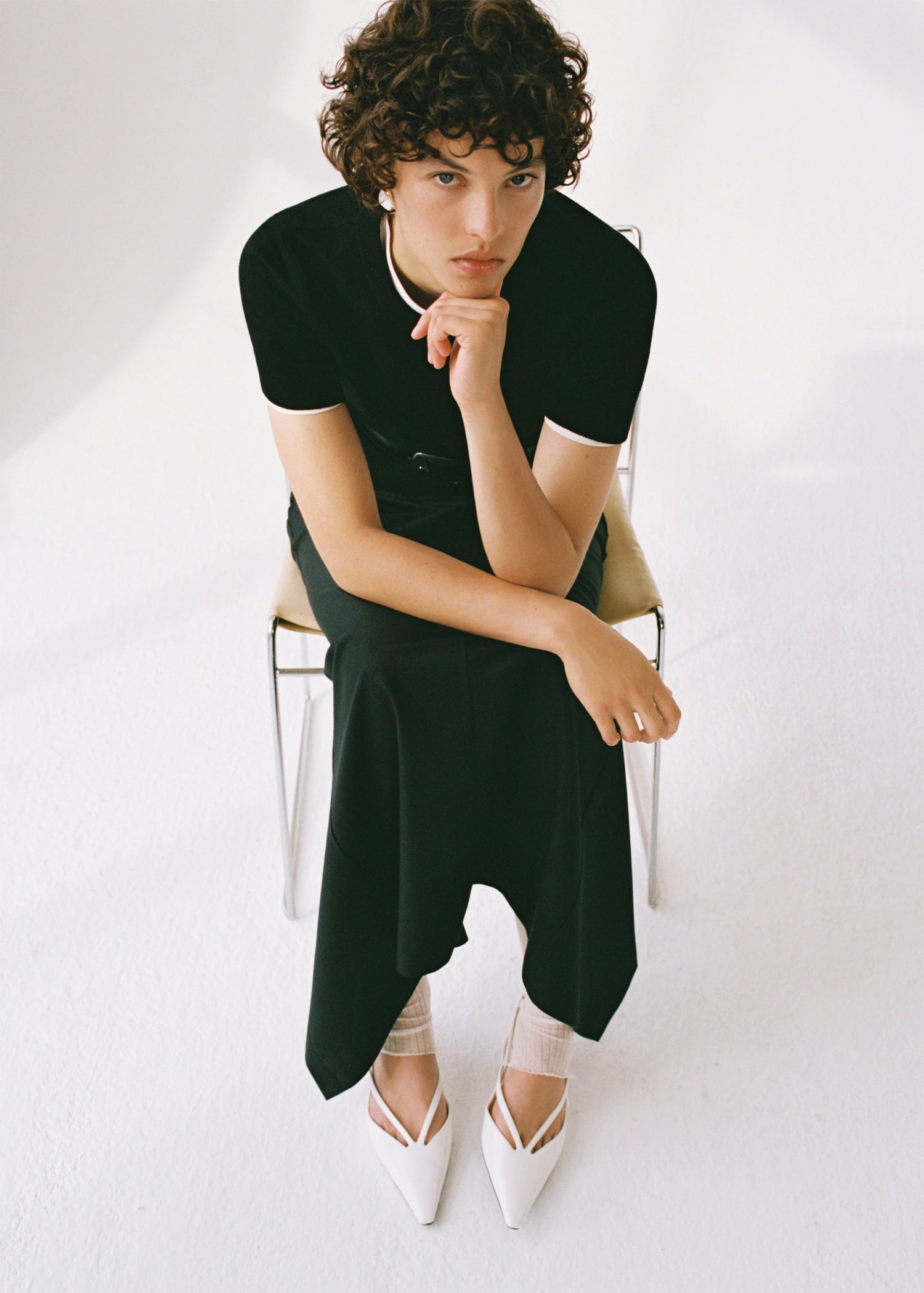 Kitten Heel Pointed Shoes