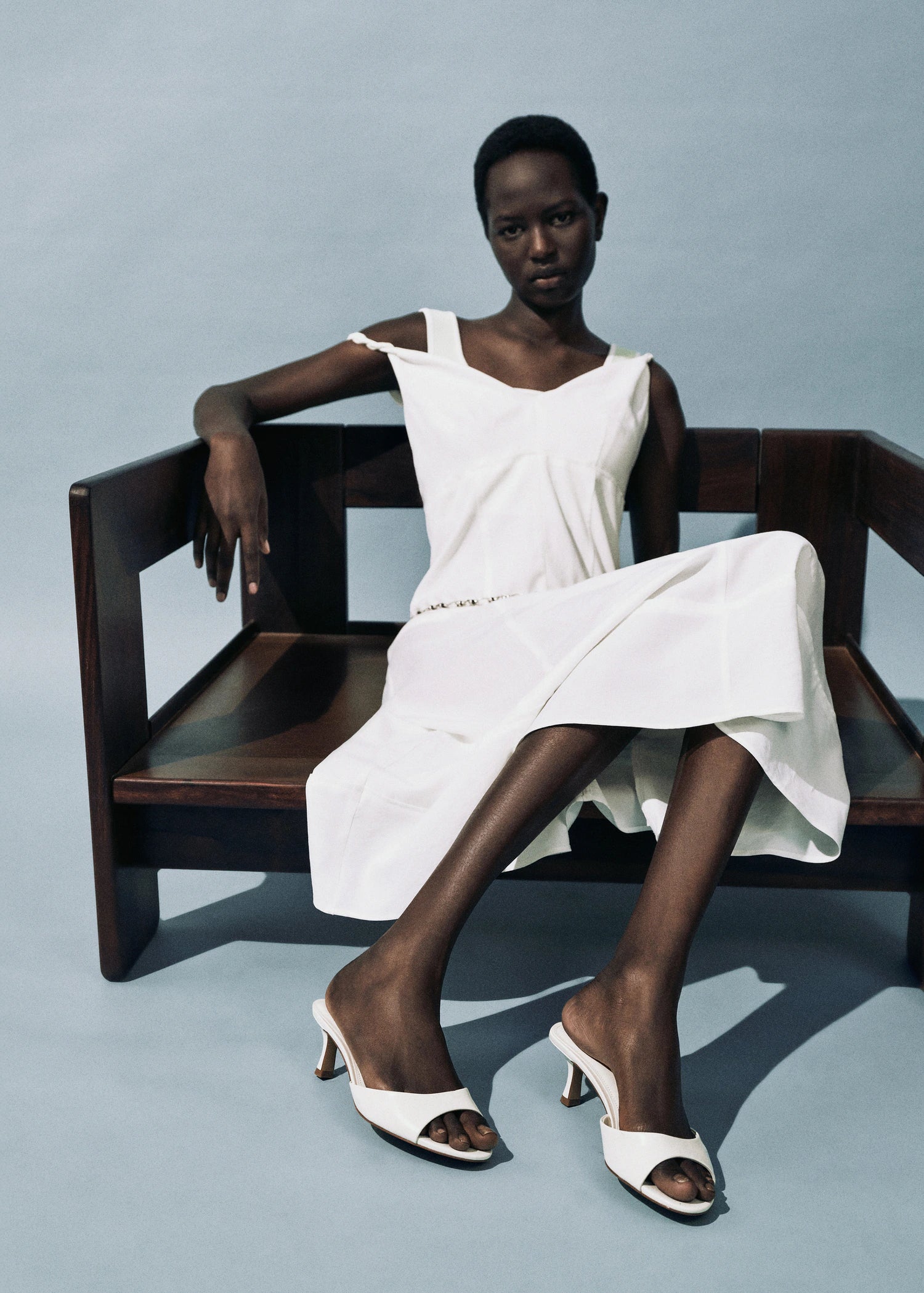 Kitten Heel Sandals With Strap