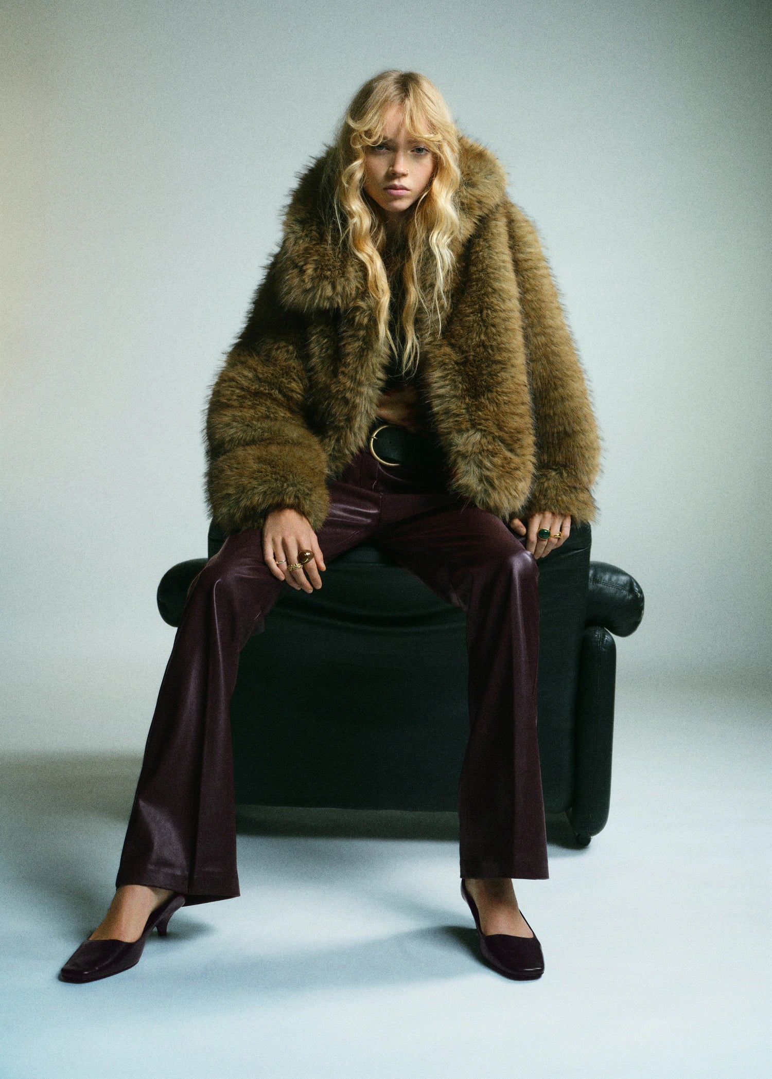 Kitten Heeled Shoes With Ankle Strap