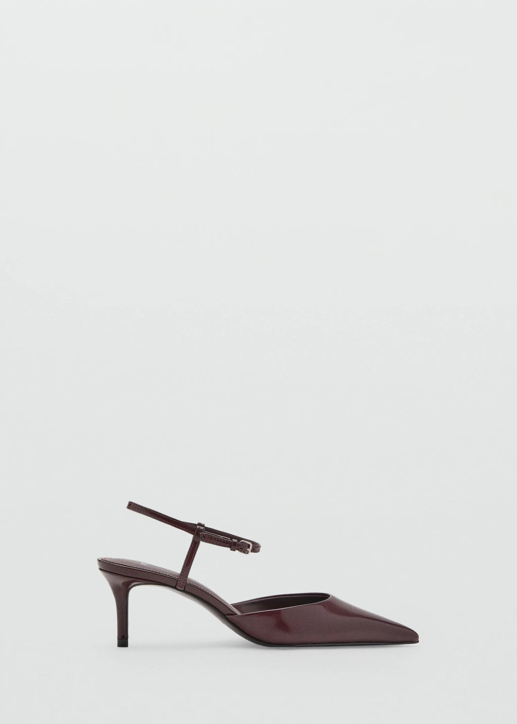 Kitten Heeled Shoes With Ankle Strap