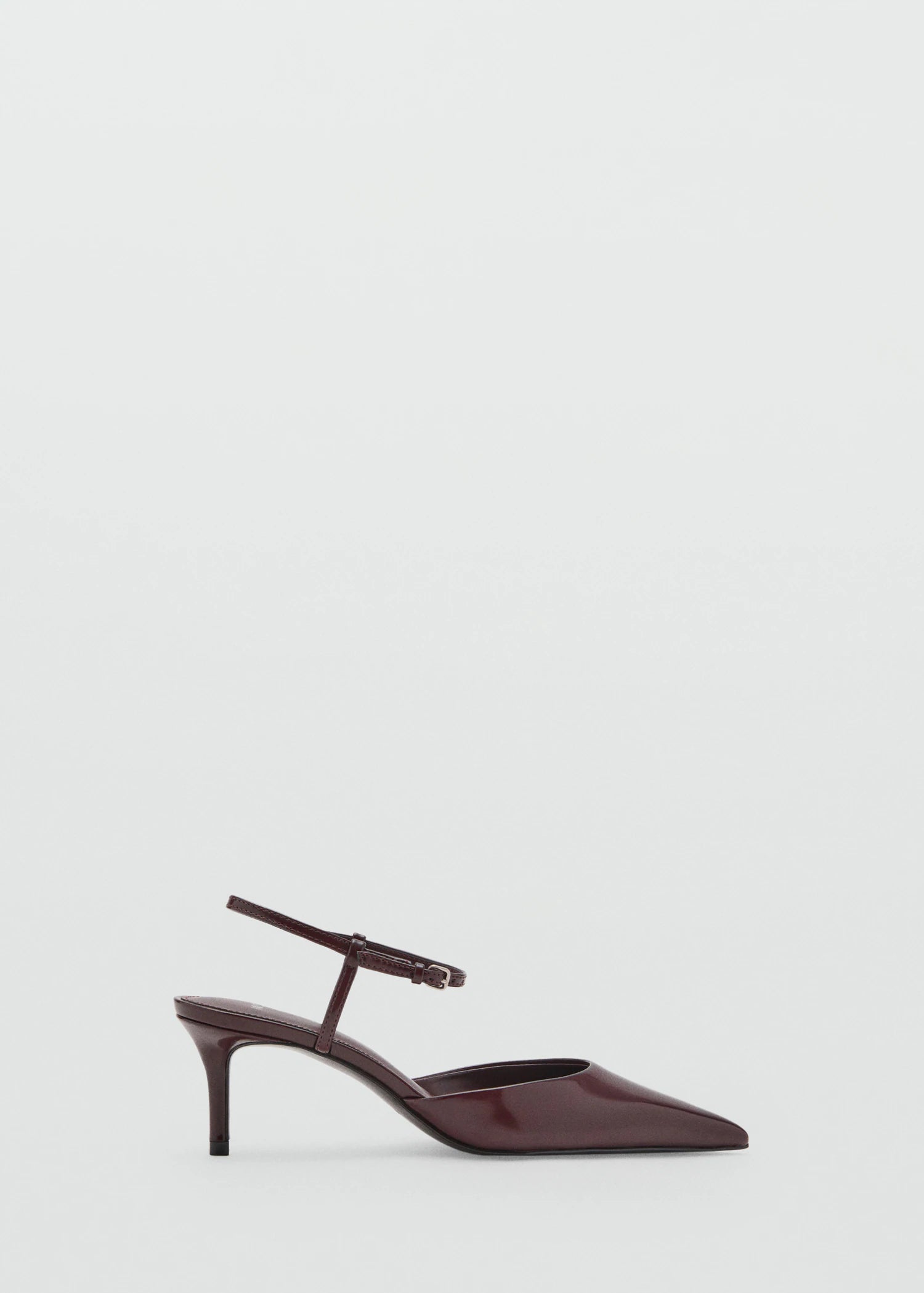 Kitten Heeled Shoes With Ankle Strap