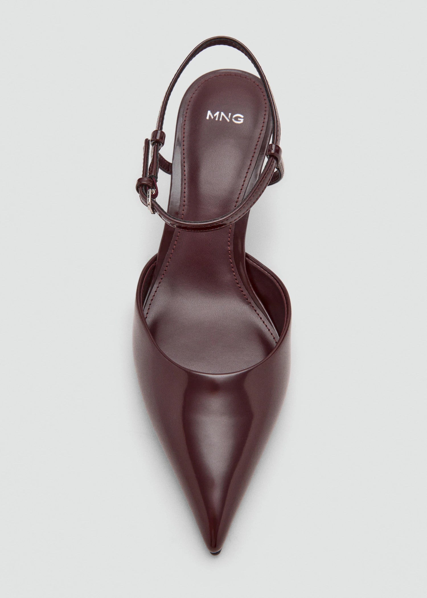 Kitten Heeled Shoes With Ankle Strap