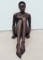 Kitten Heeled Shoes With Ankle Strap