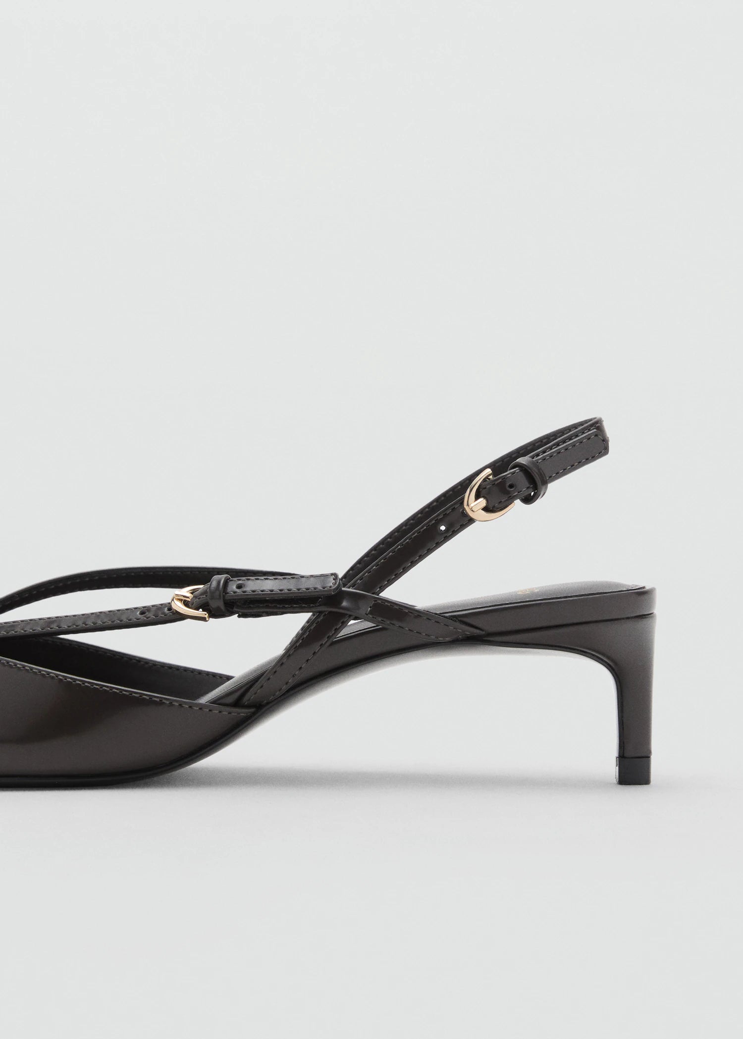 Kitten Heeled Strappy Shoes