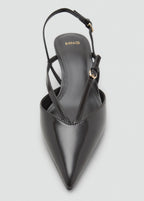 Kitten Heeled Strappy Shoes