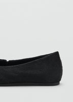 Leather And Fur Effect Shoes