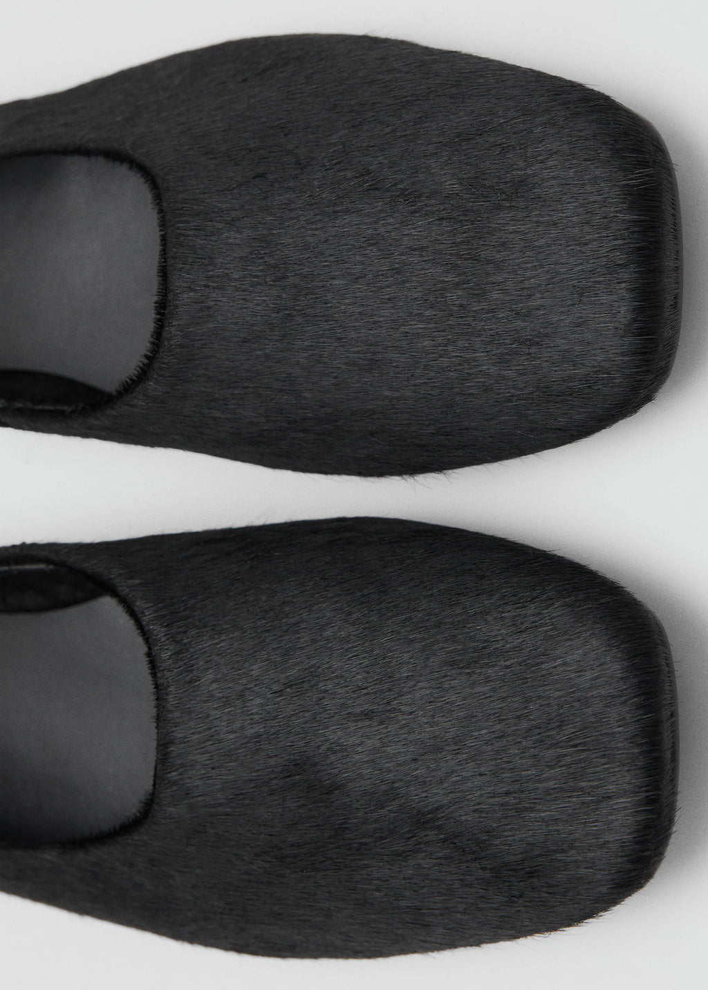 Leather And Fur Effect Shoes