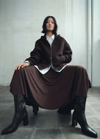 Leather Block Heel Boots