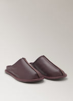Leather Clogs With Stitching Detail
