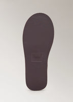 Leather Clogs With Stitching Detail