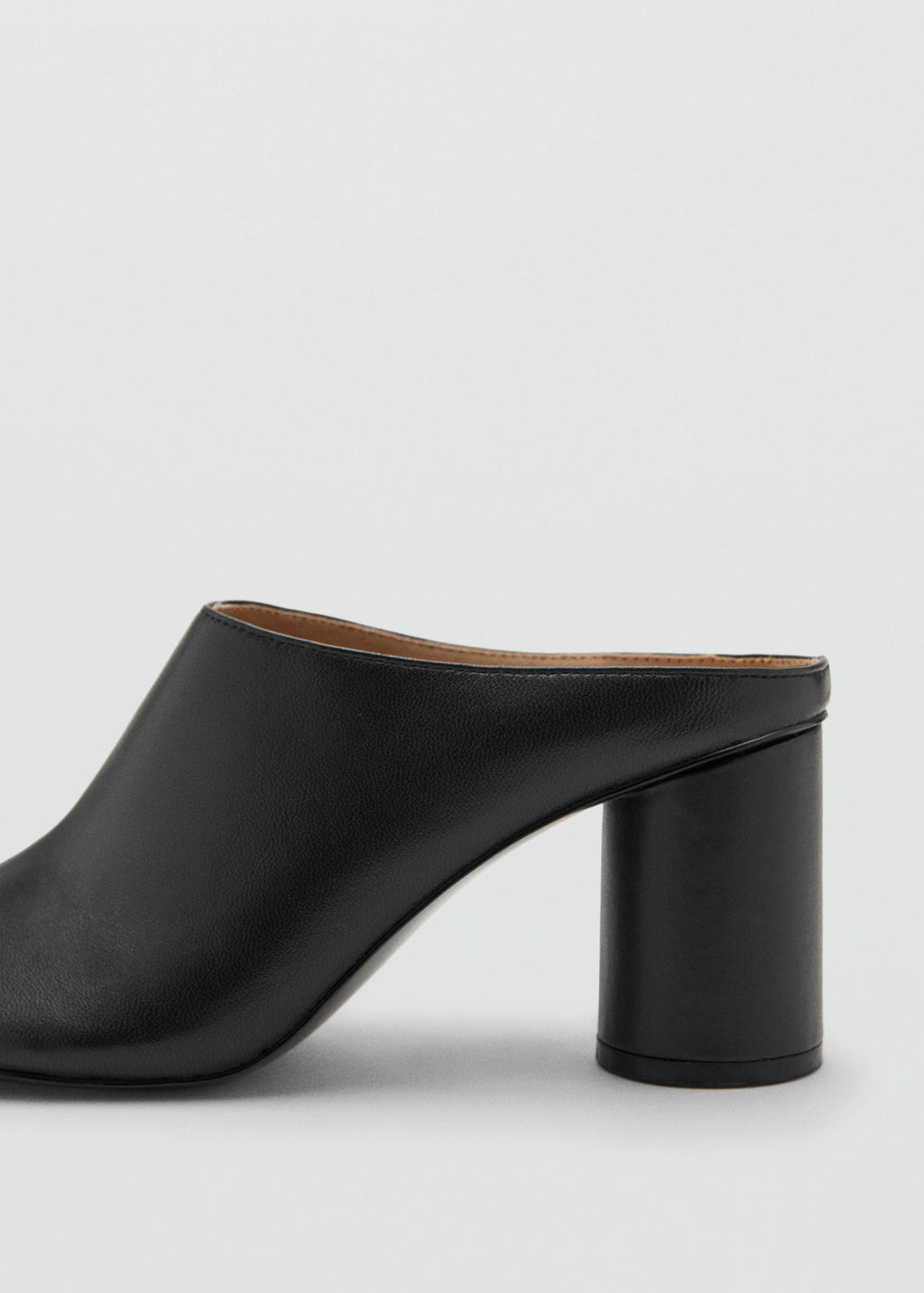 Leather Heeled Clogs