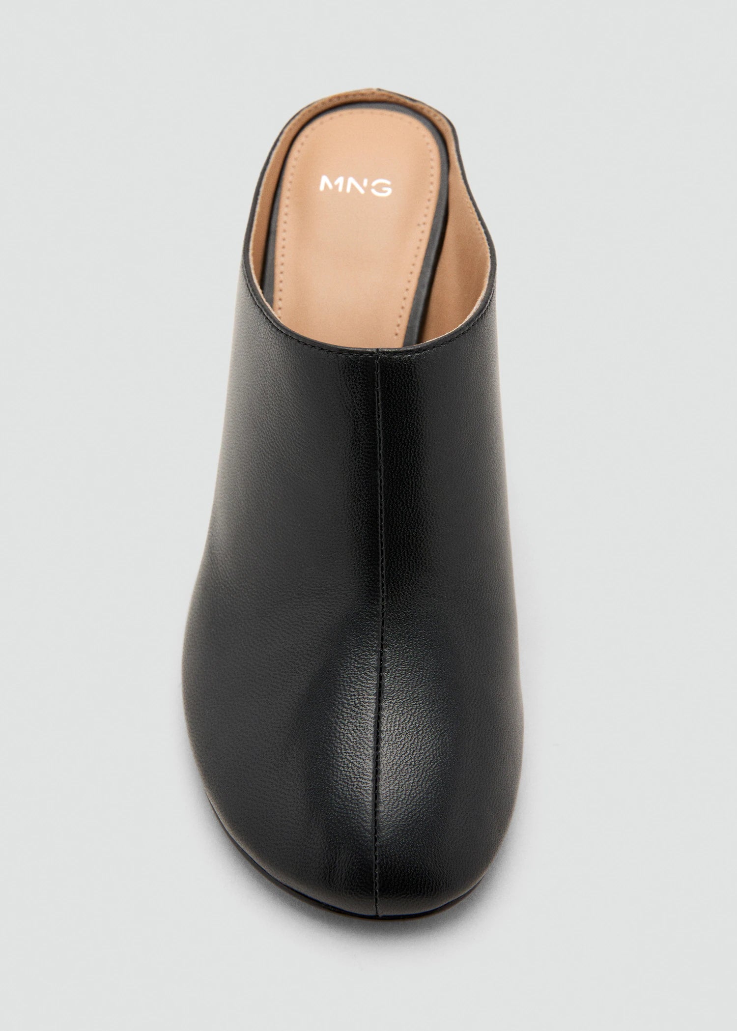 Leather Heeled Clogs