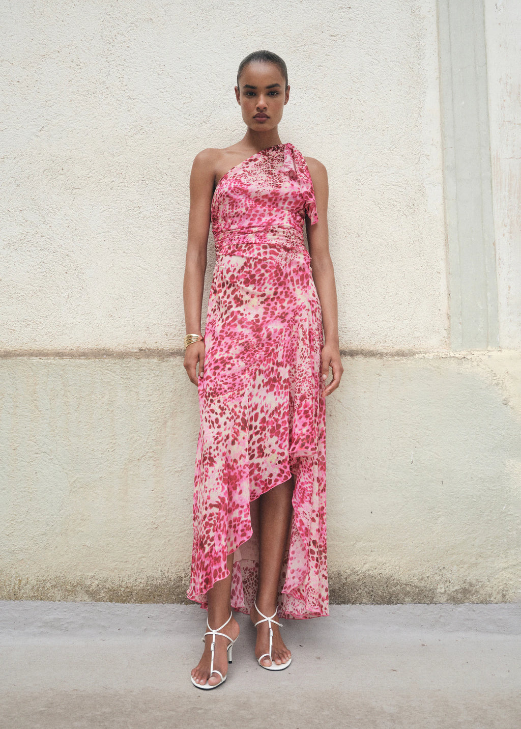 Leather Heeled Sandals With Buckles