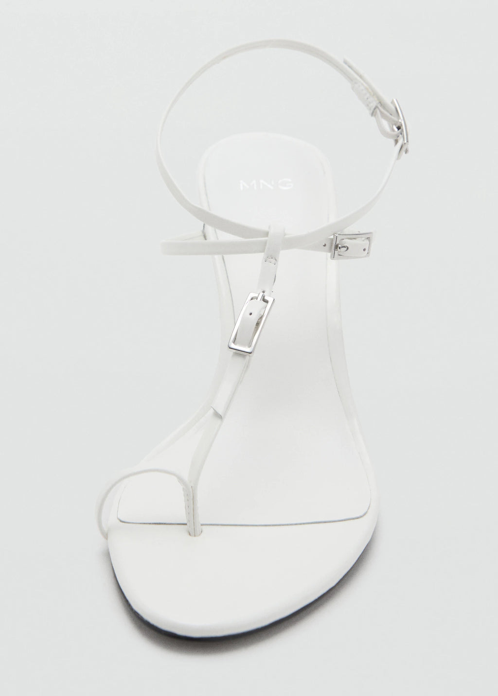 Leather Heeled Sandals With Buckles