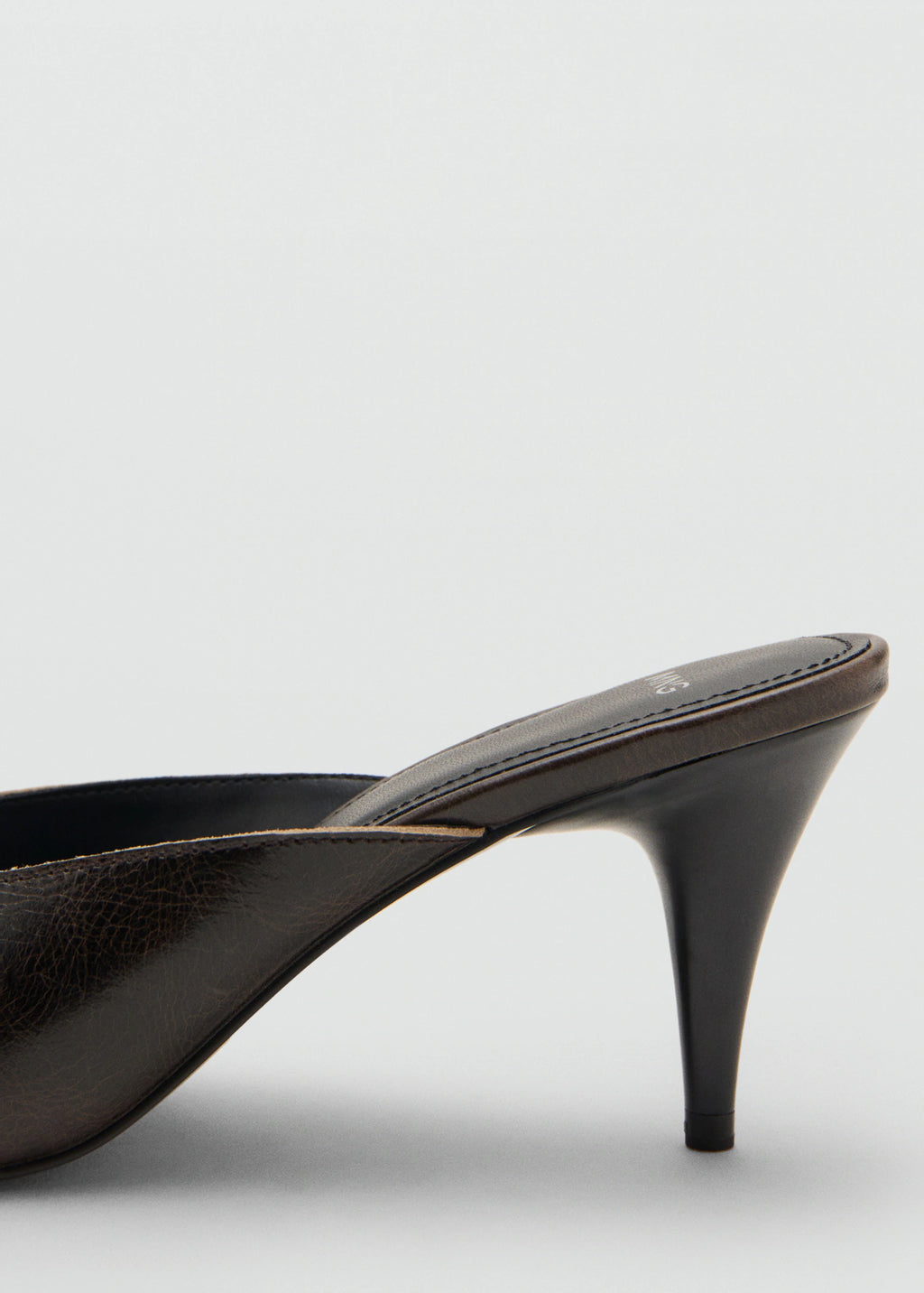 Leather High Heeled Sandals With Bow