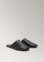 Leather Mule Slippers