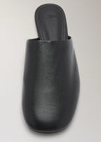 Leather Mule Slippers