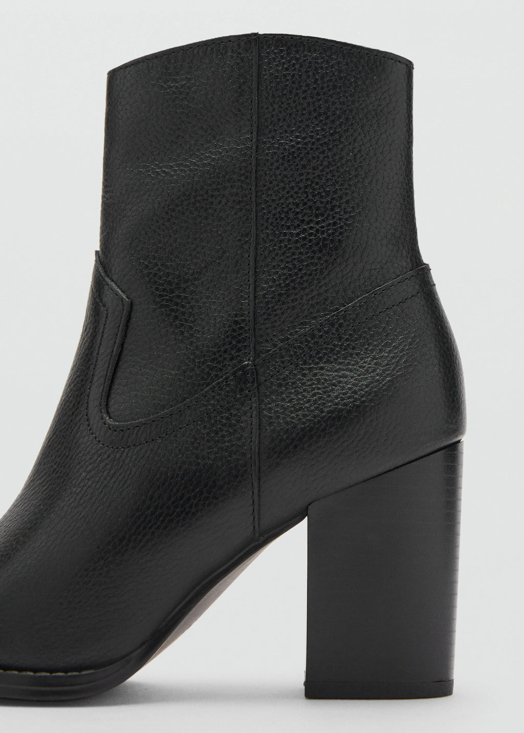 Leather Pointed Ankle Boots