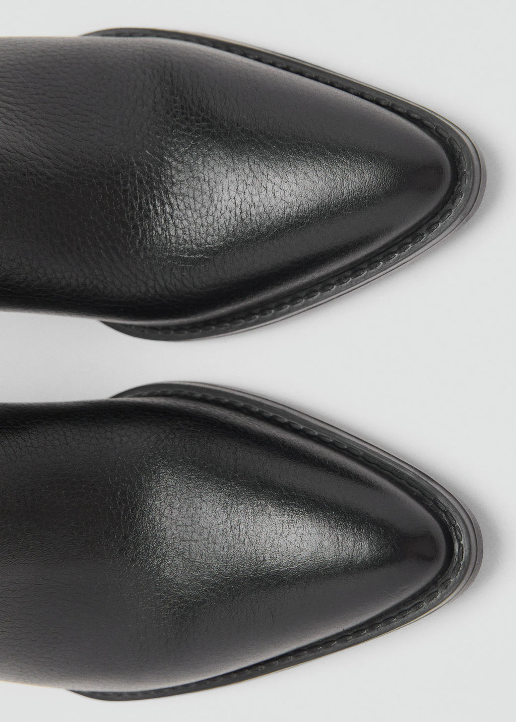 Leather Pointed Ankle Boots