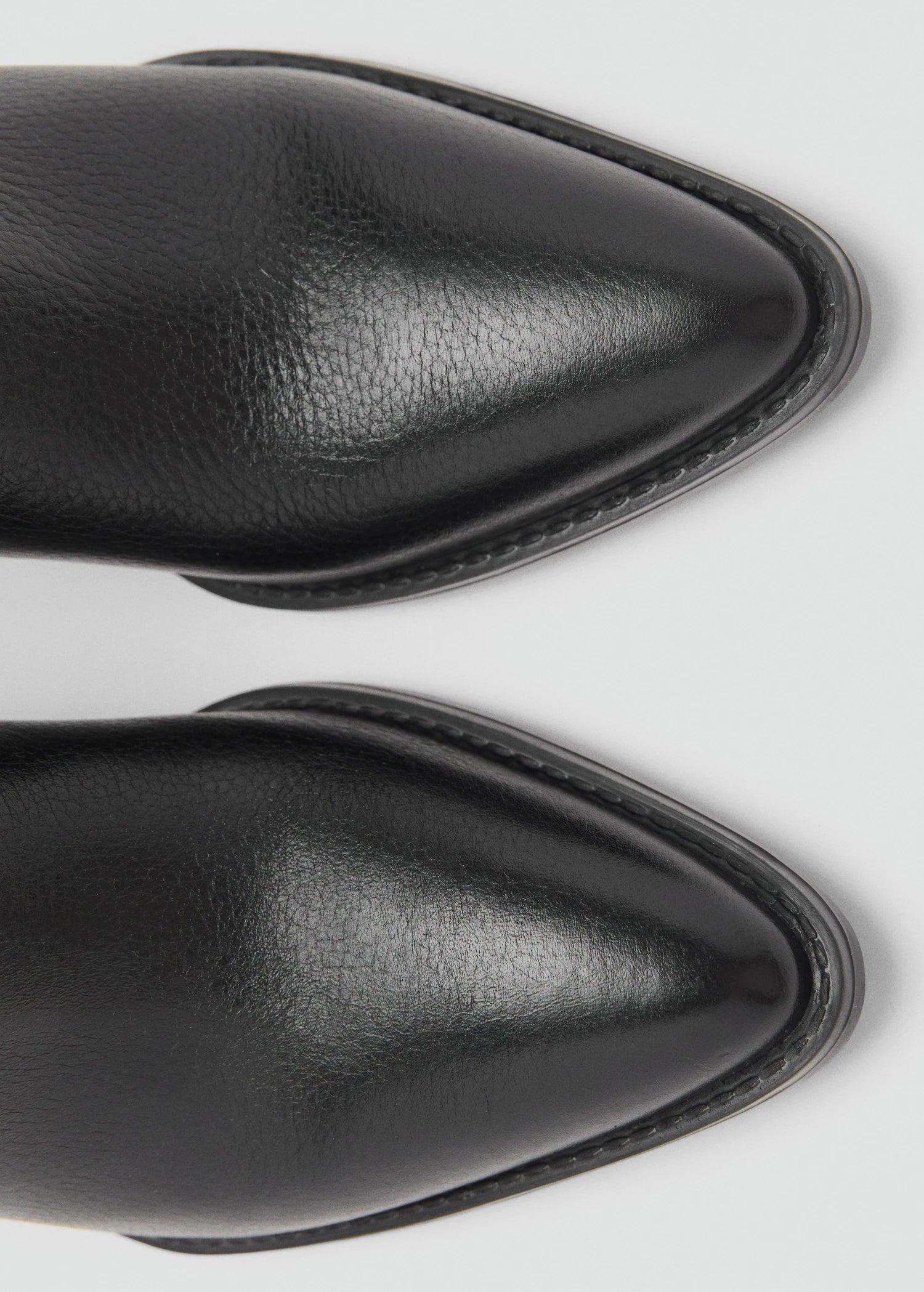 Leather Pointed Ankle Boots