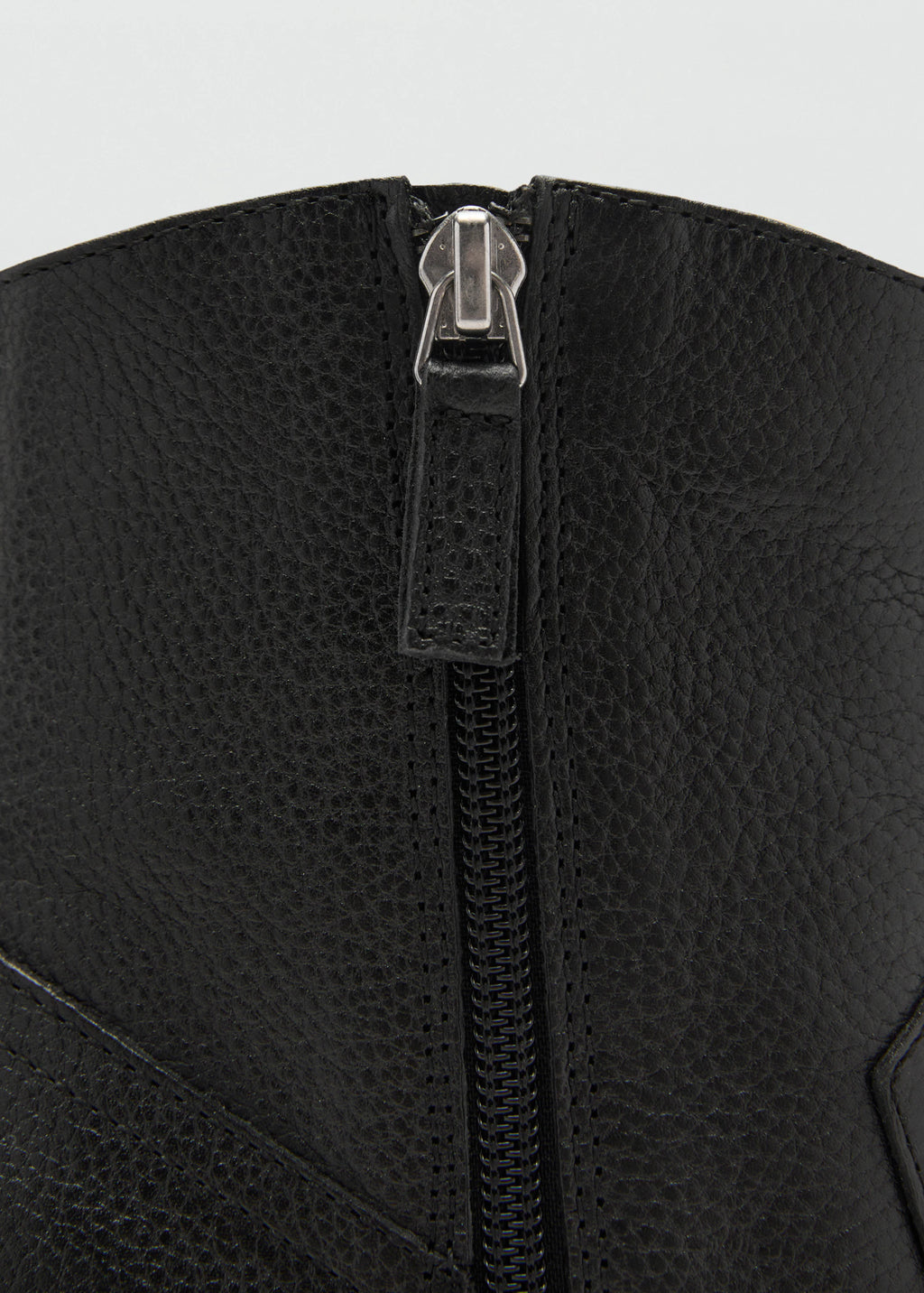 Leather Pointed Ankle Boots