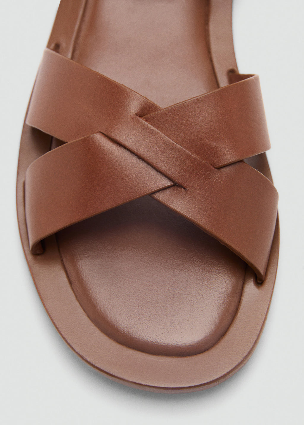 Leather Sandals With Buckle Strap