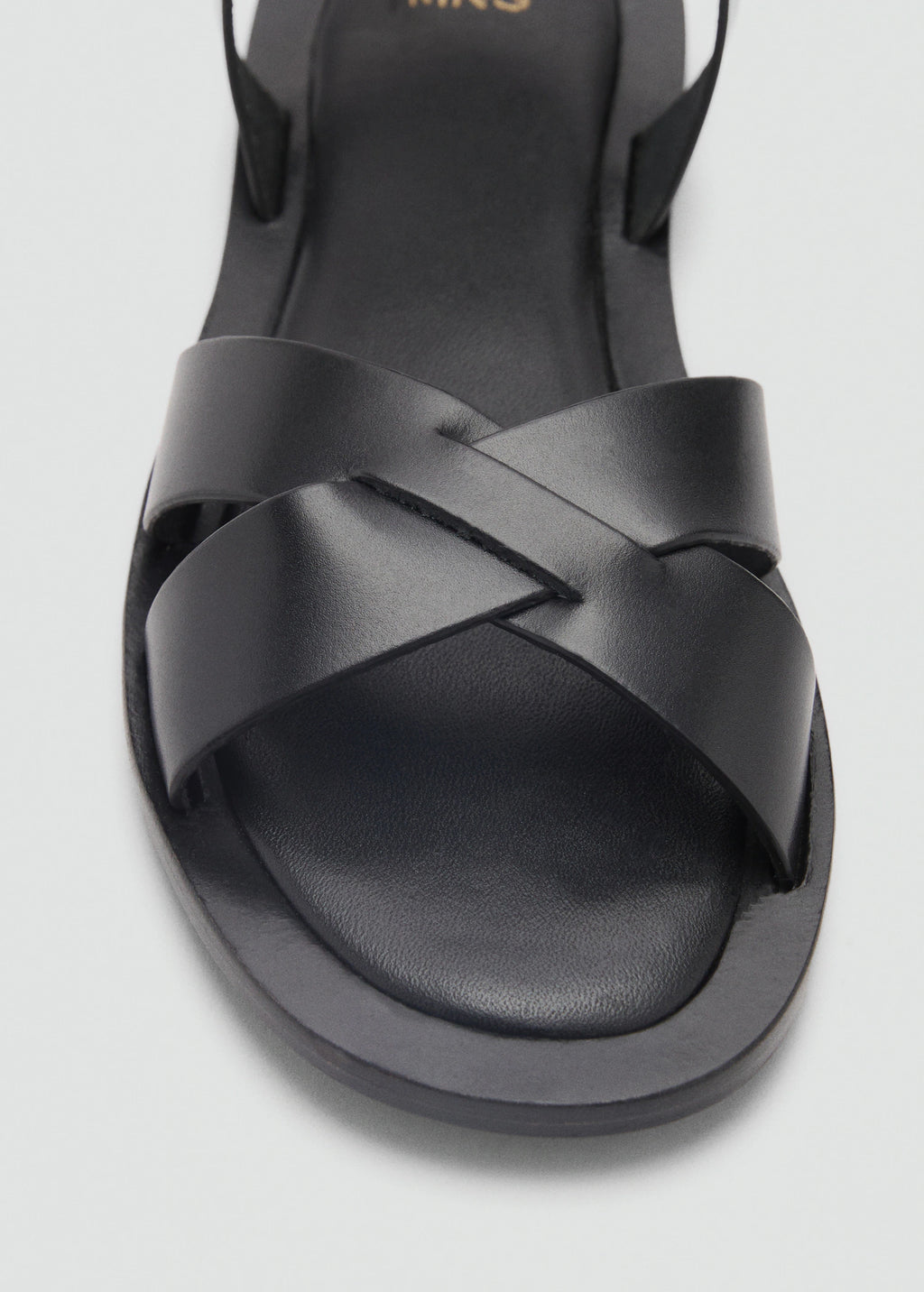 Leather Sandals With Buckle Strap