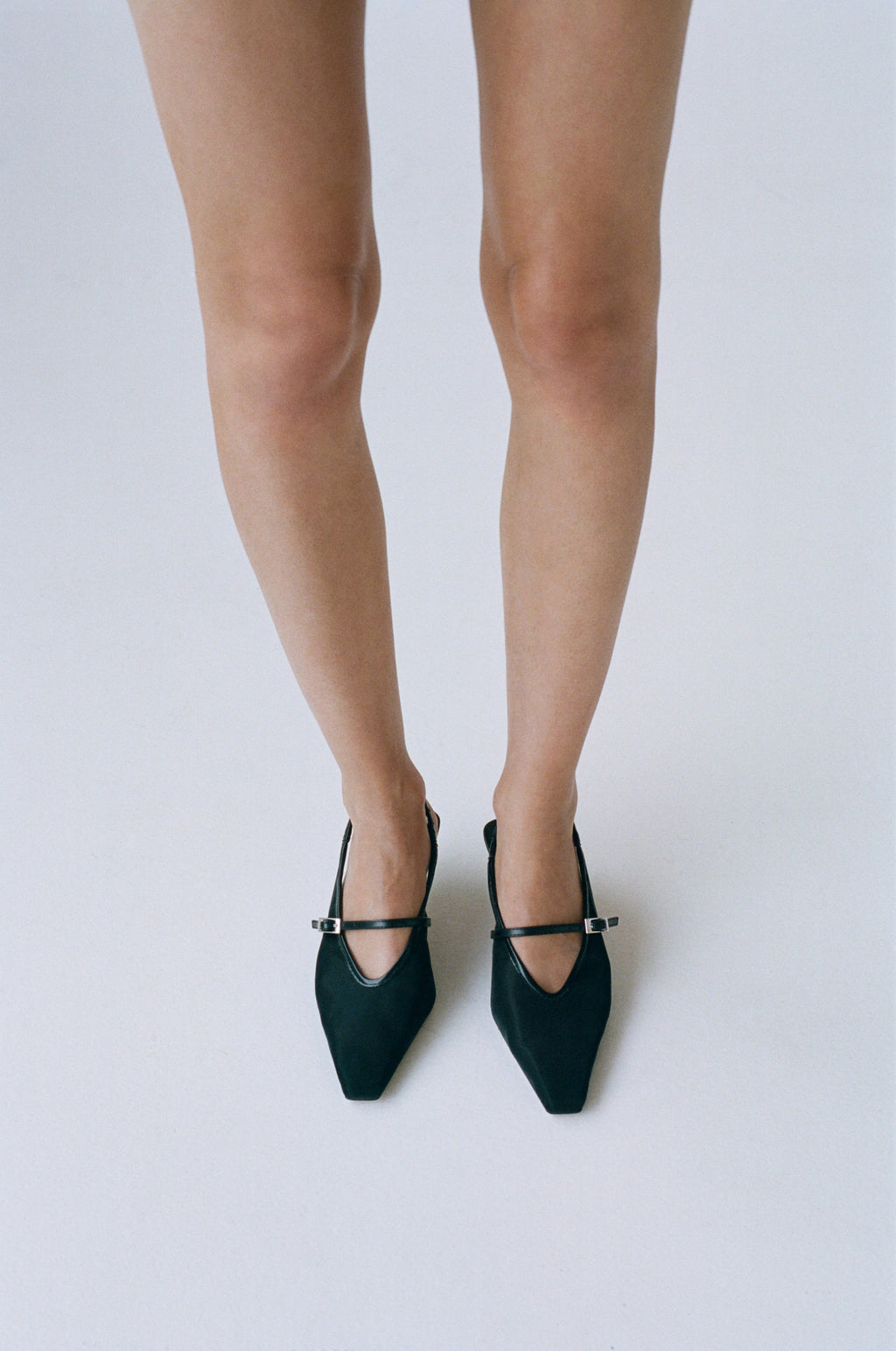 Mesh Buckle Stiletto Heeled Shoes