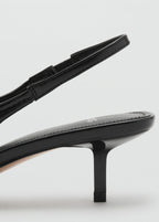 Mesh Buckle Stiletto Heeled Shoes