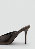 Open Toe Leather Shoes