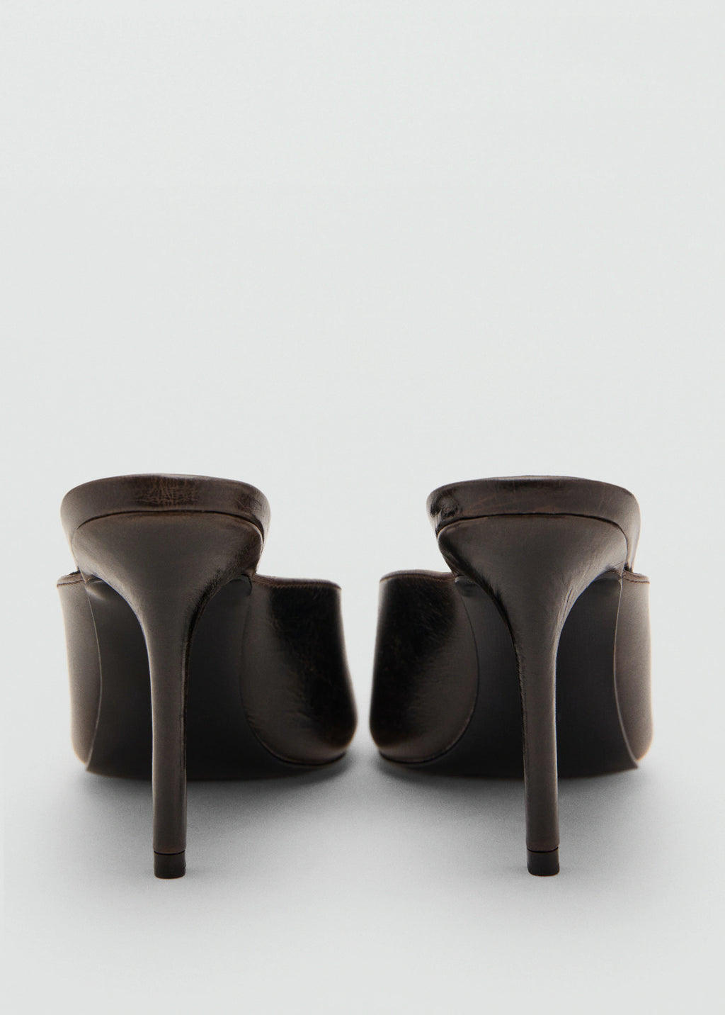 Open Toe Leather Shoes