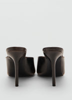 Open Toe Leather Shoes